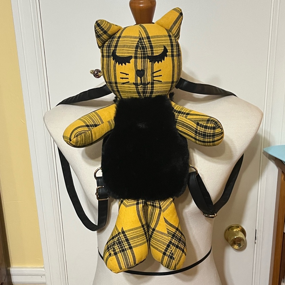 Betsey Johnson Mustard Backpack